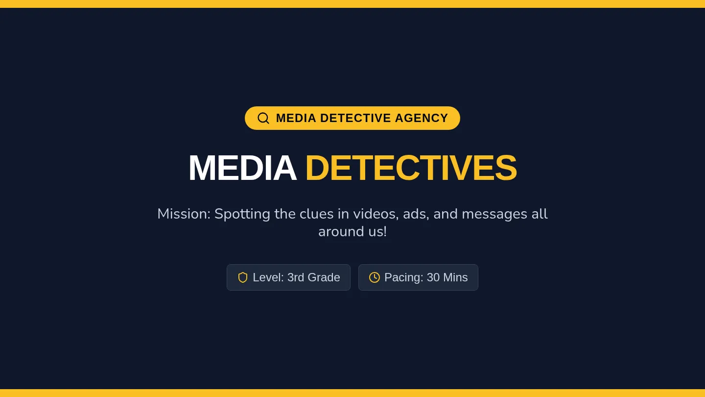 Media Detectives Slides
