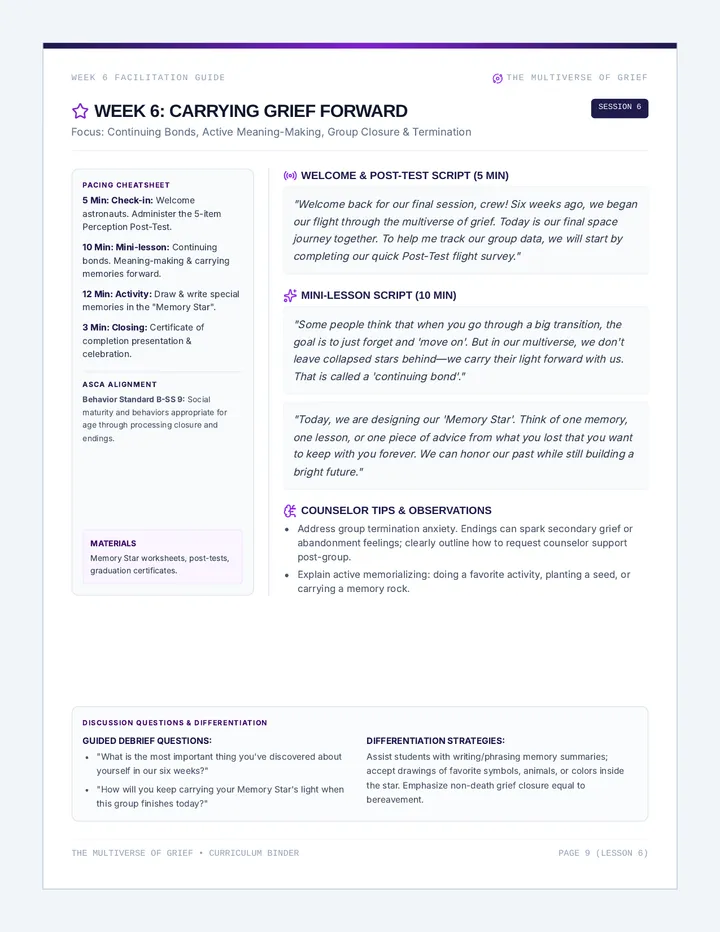 Carrying Forward Counselor Guide