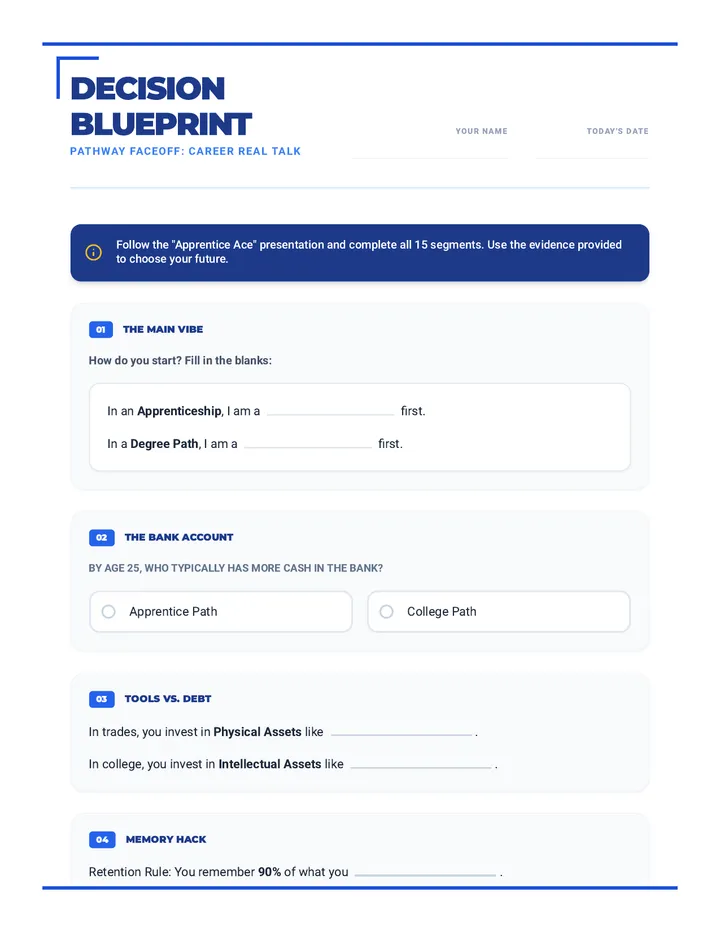 Pathway Decision Blueprint Worksheet Expanded HS v2