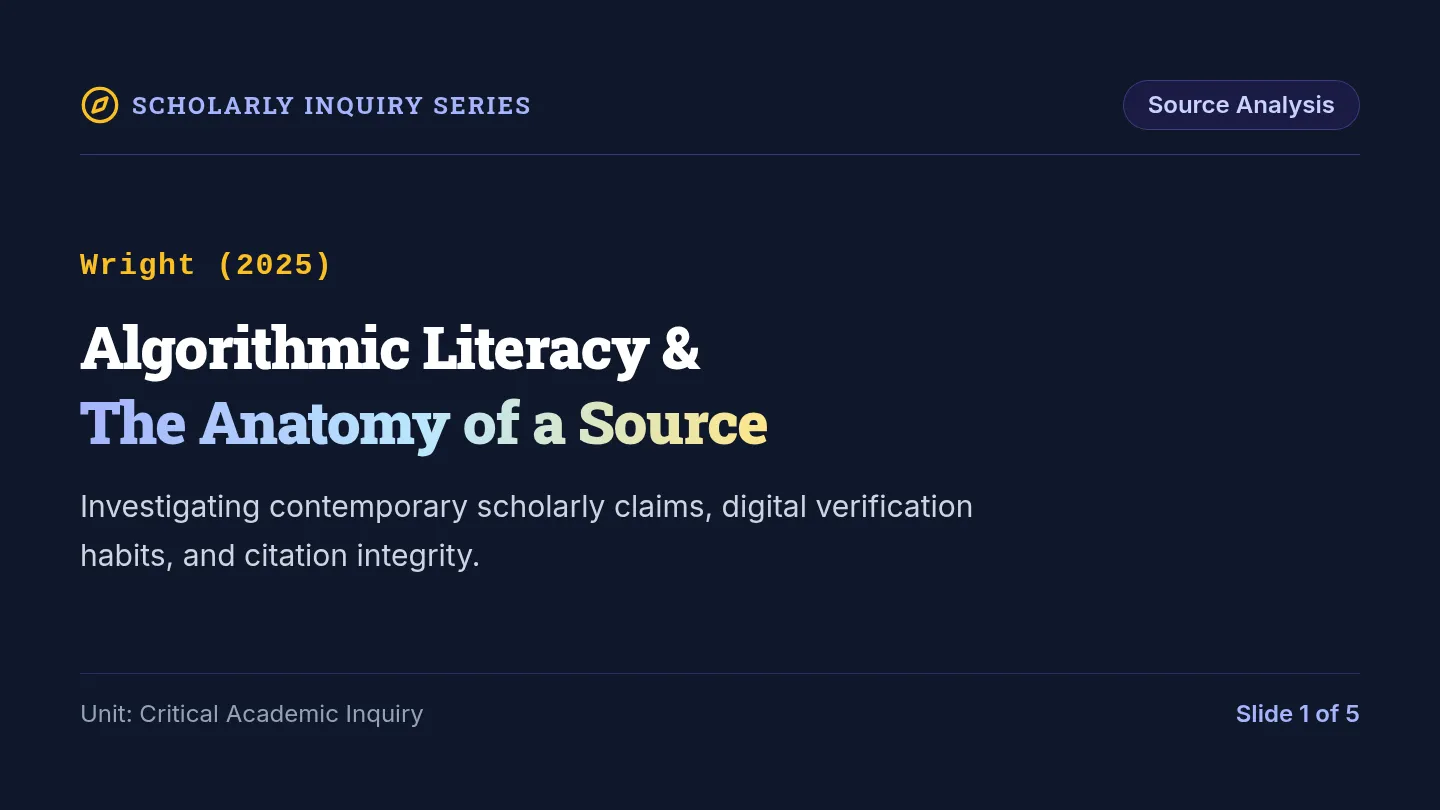 Source Sleuths Slides