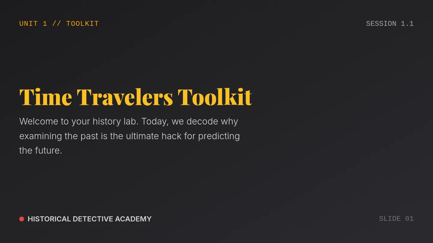 History Hacks Slides