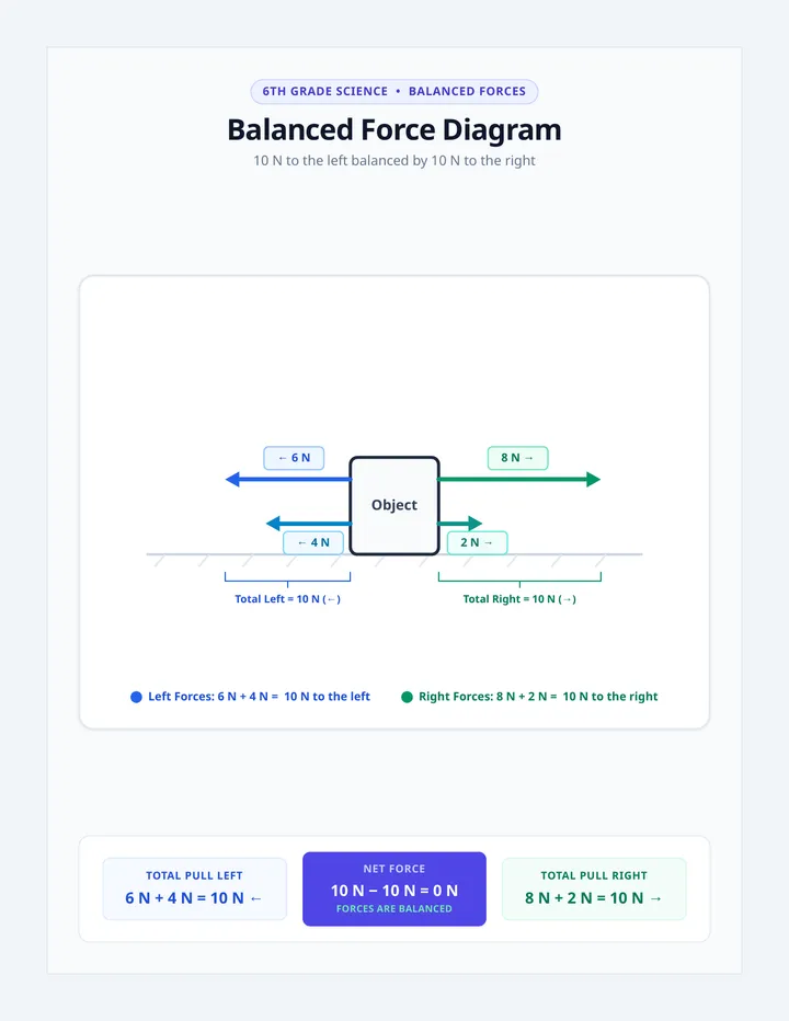 Balanced Forces Diagram
