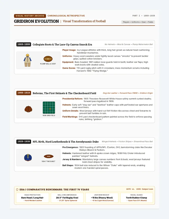 Gridiron Evolution Timeline Document