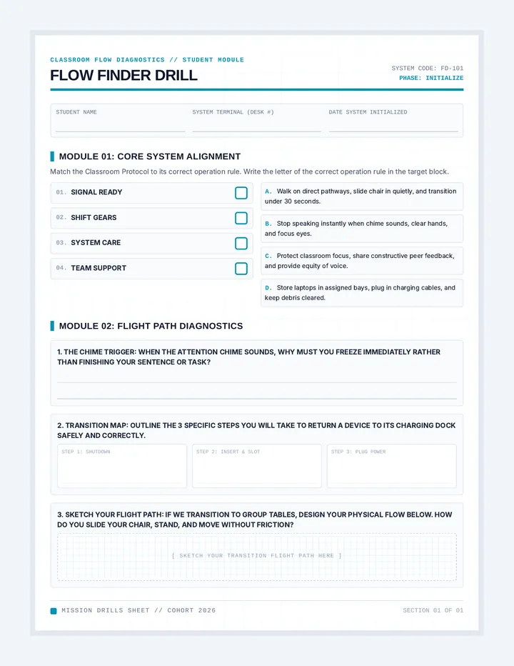 Flow Finder Worksheet