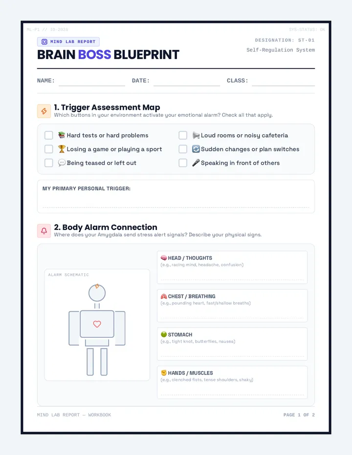 Brain Boss Worksheet