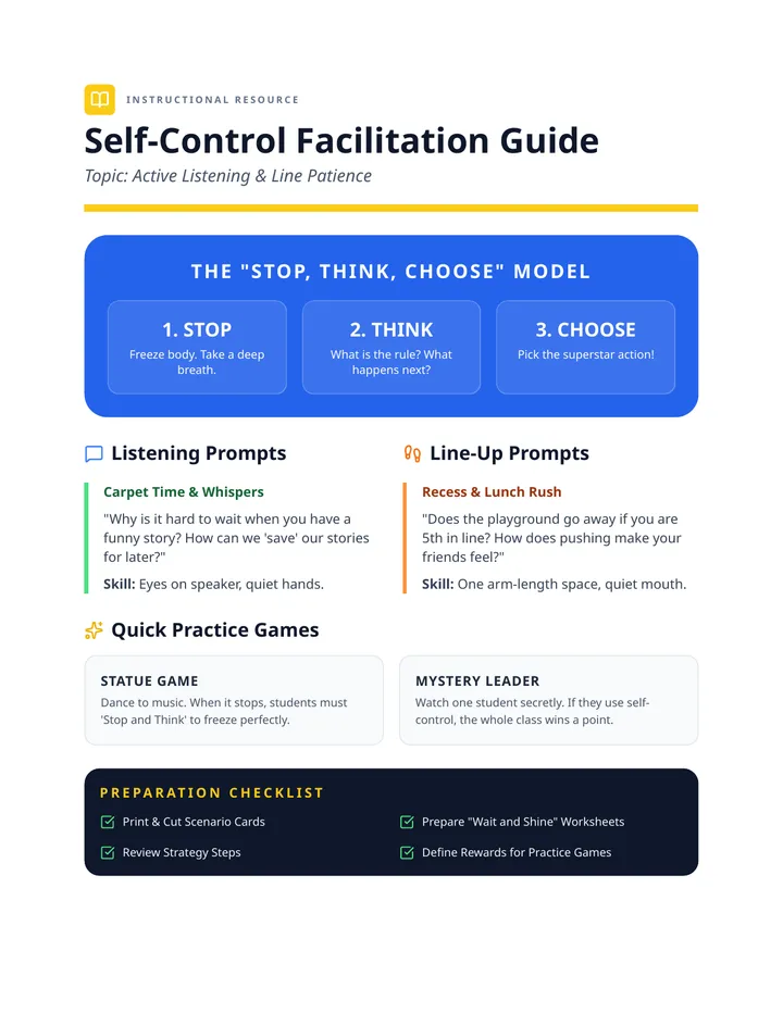 Self Control 100 Self Control Superstars • Lesson • Lenny.com