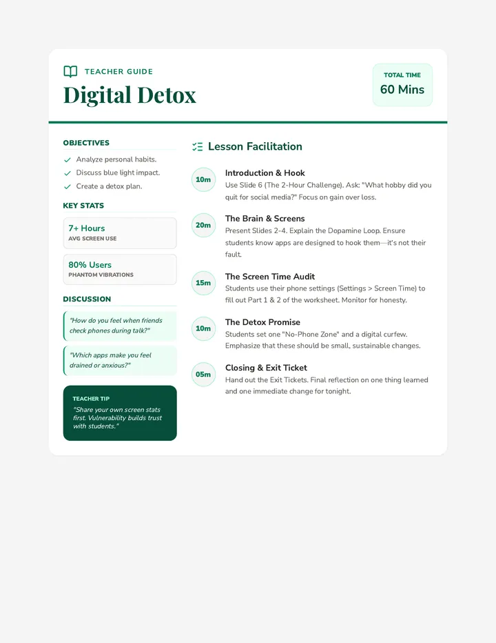 Digital Balance Teacher Guide
