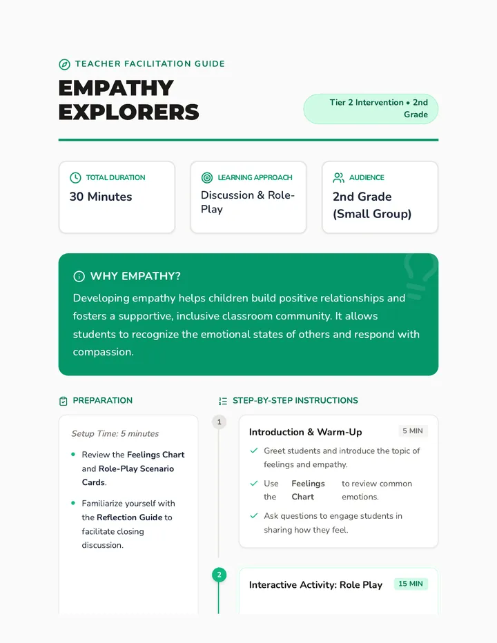 Empathy Explorers Lesson Plan