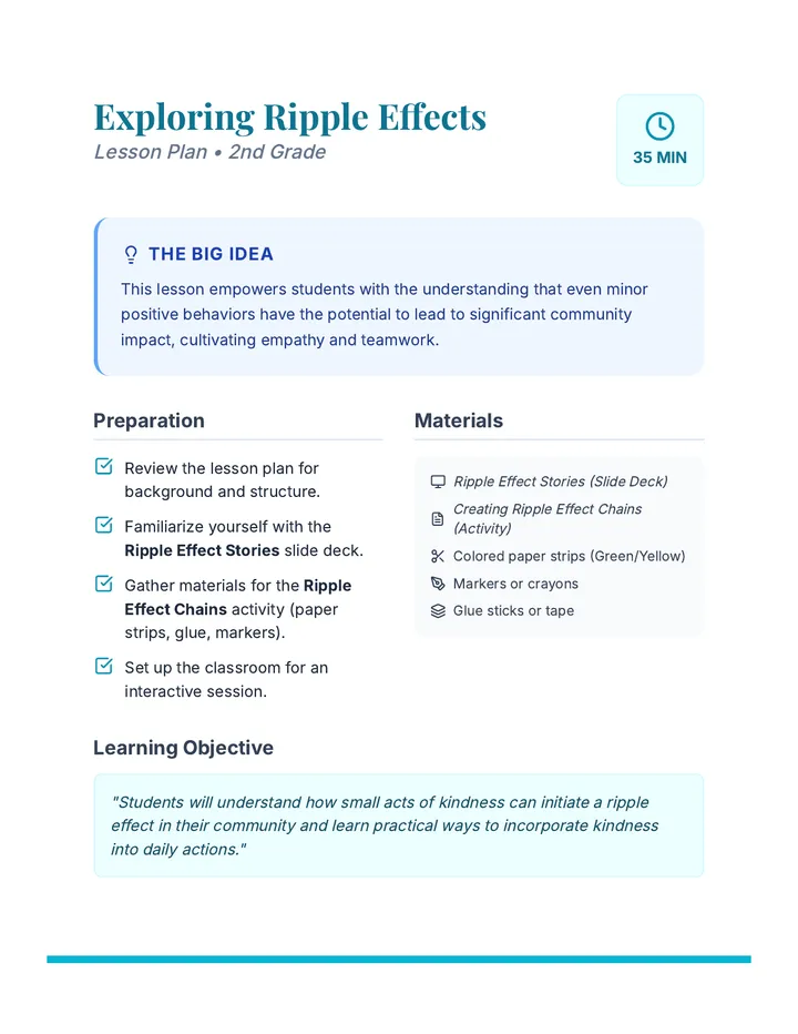 The Ripple Effect • Lesson • Lenny.com