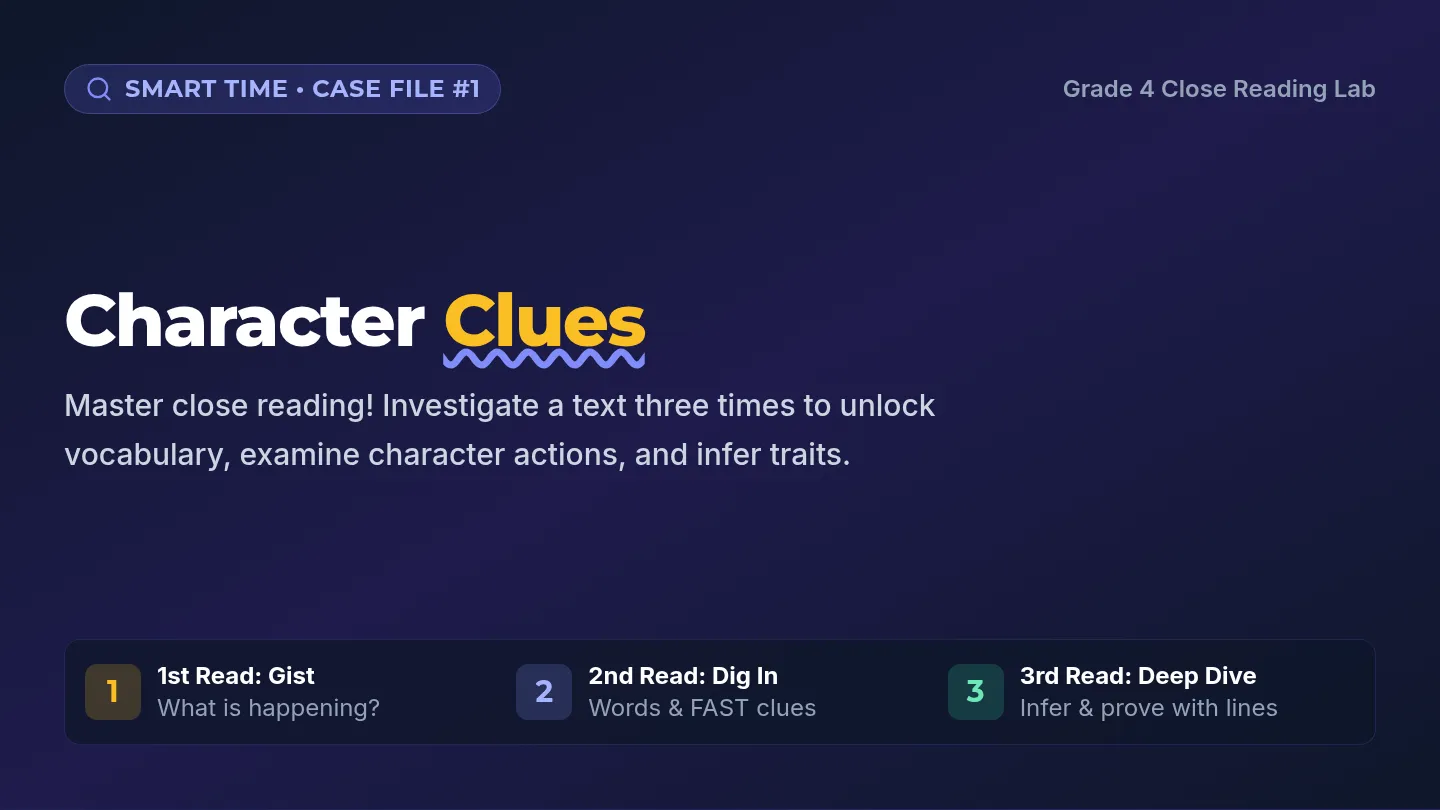 Character Clues Slides