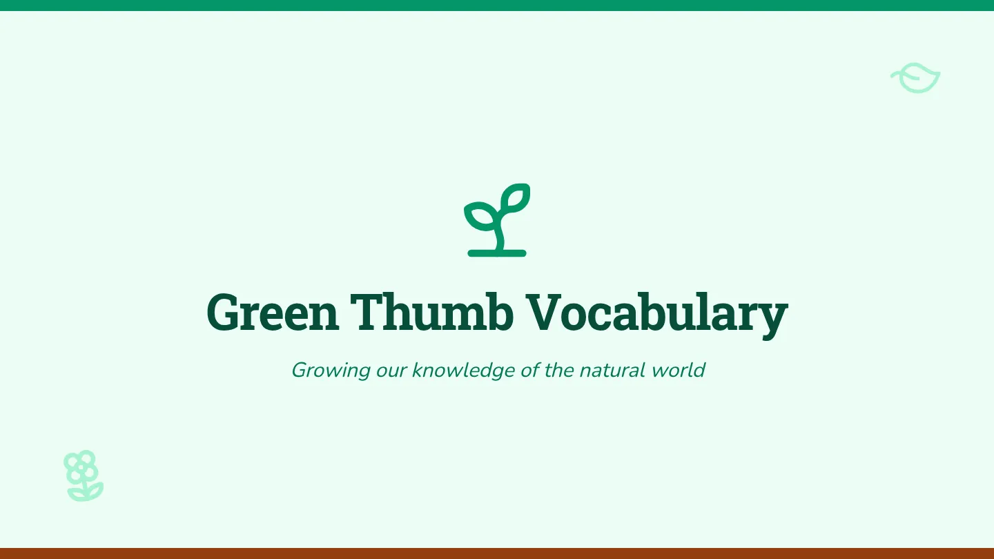 Green Thumb Slides