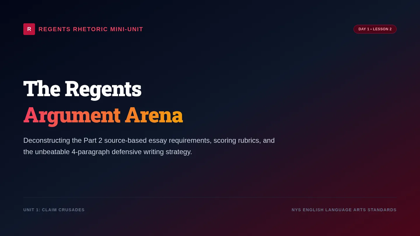 Regents Arena Slides