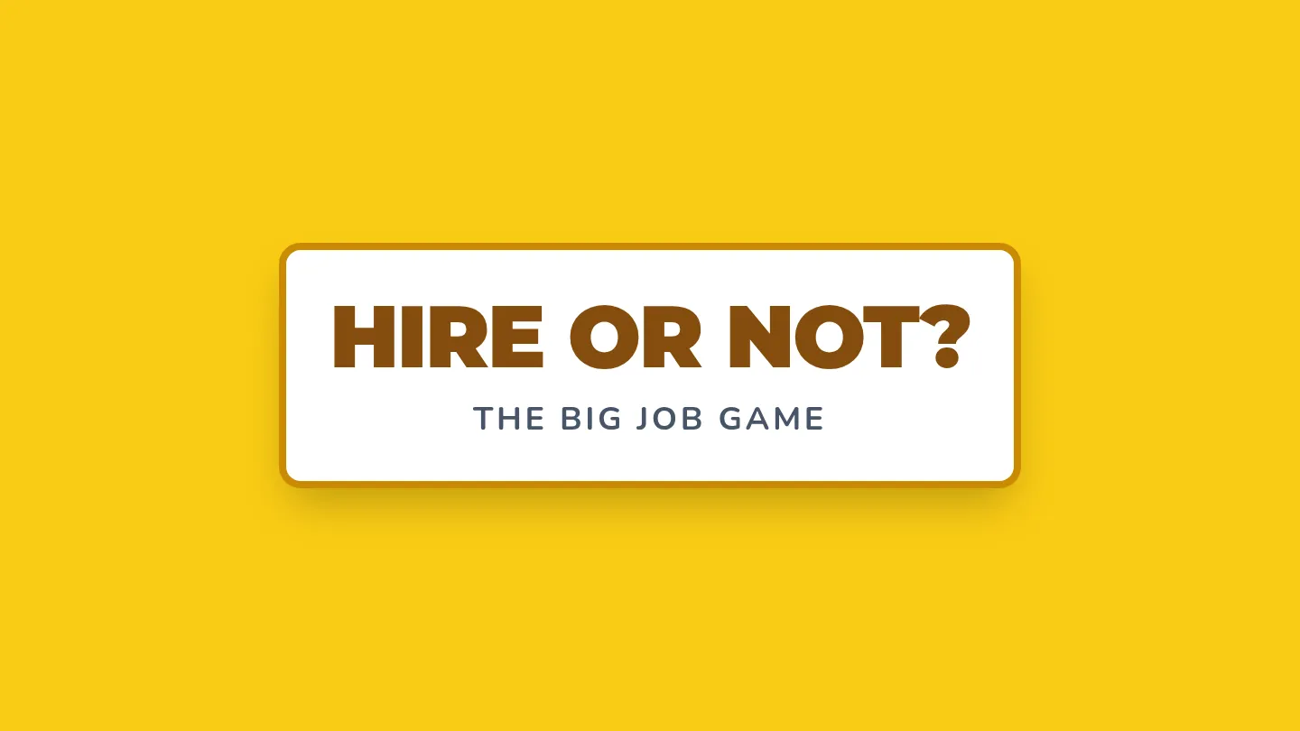 Hire or Not Slideshow Game