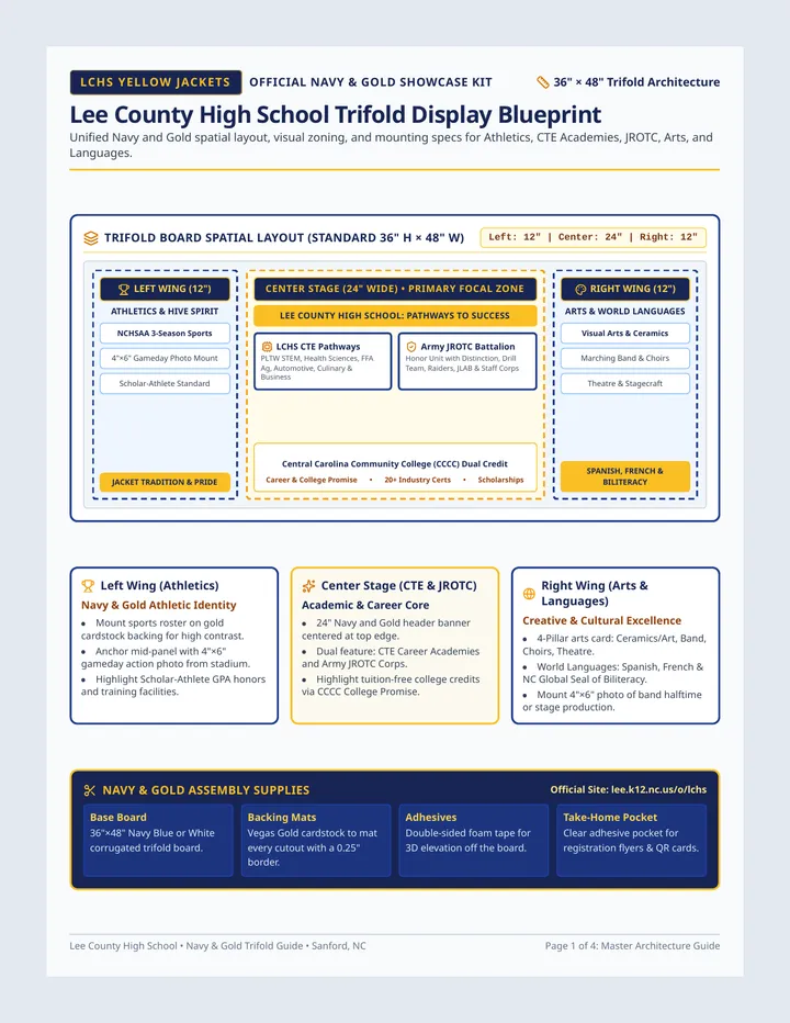 Campus Showcase Trifold Guide