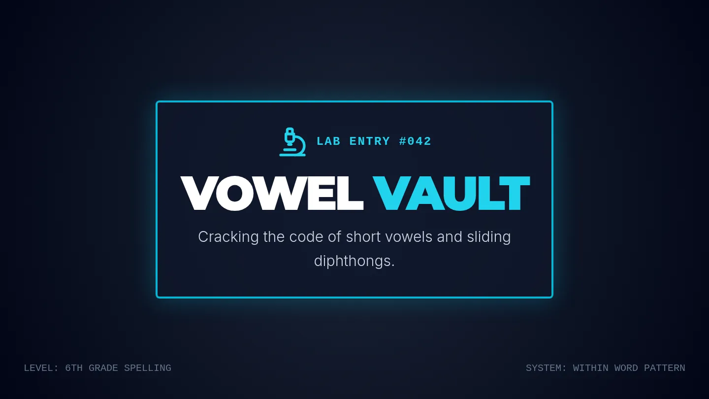 Vowel Vault Slides