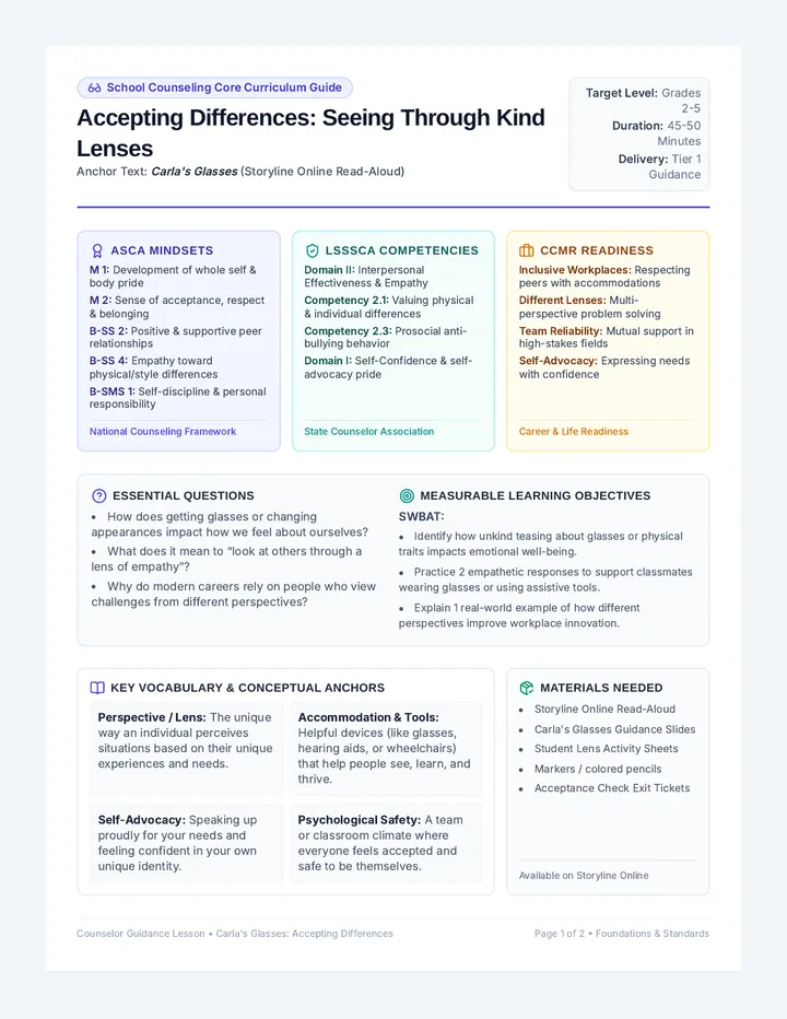 Accepting Differences Counselor Guide