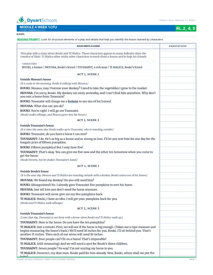 Module 4 Week 1 CFU Assessment