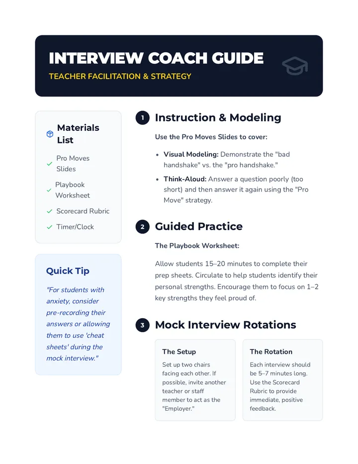 Interview Coach Guide