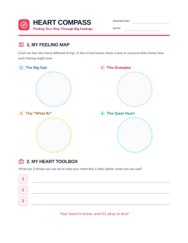 Grief and Loss Worksheet
