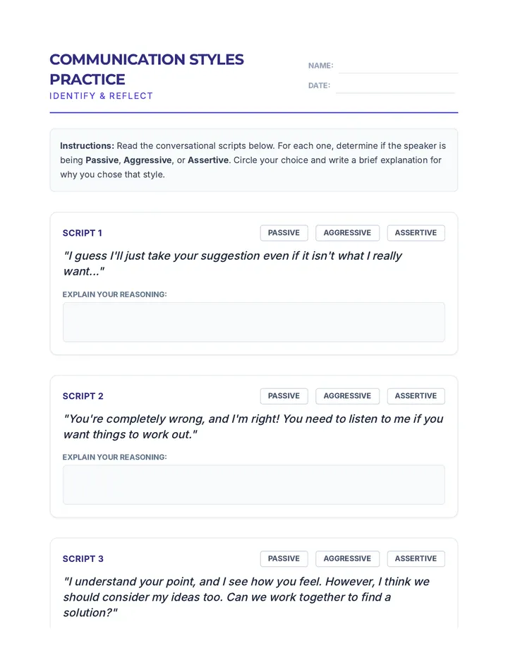 Speak Up Assertive Communication • Lesson • Lenny.com