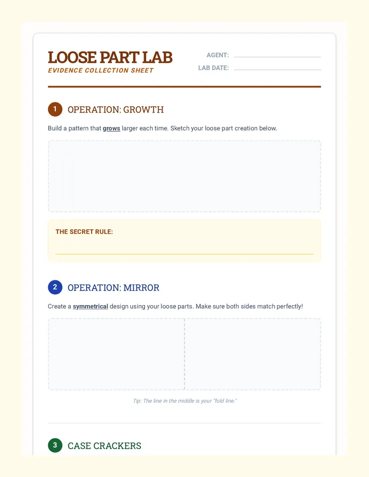 Loose Part Lab Activity