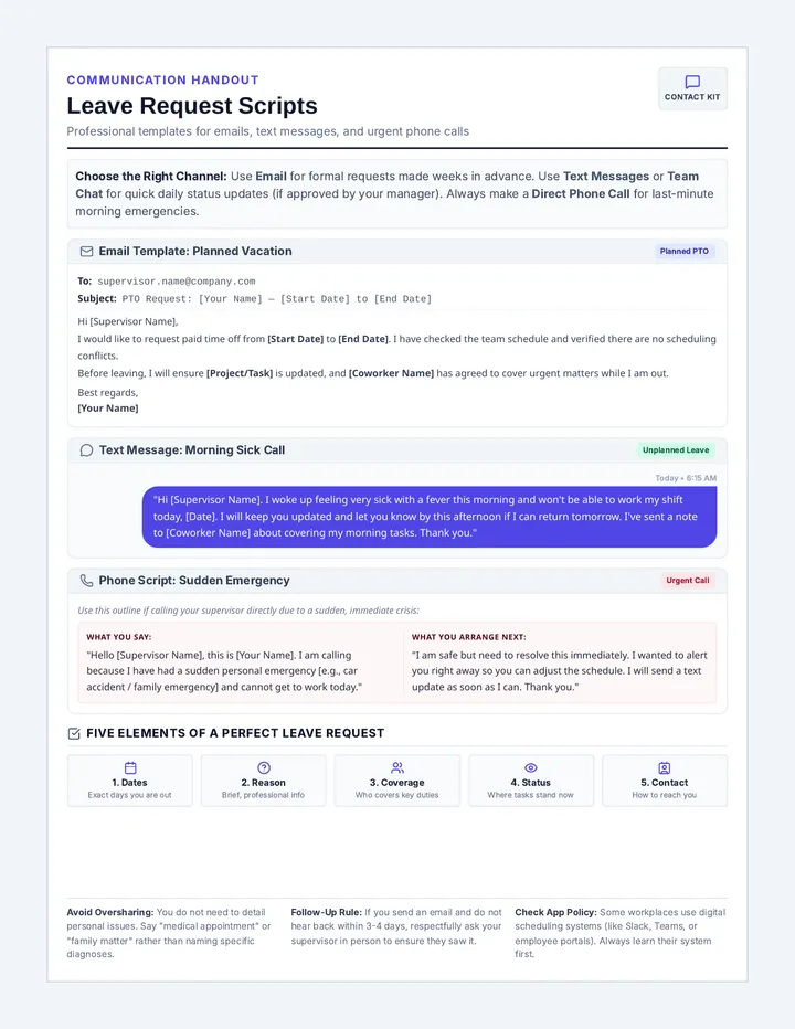 Leave Request Scripts