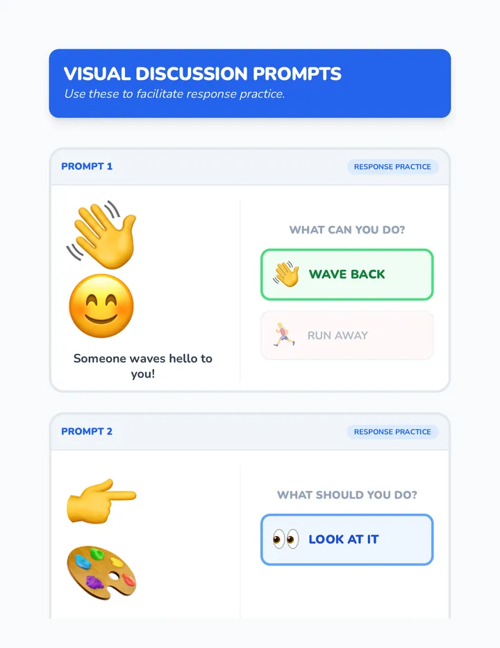 Social Cue Discussion Prompts