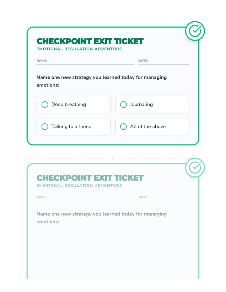 Regulation Exit Ticket