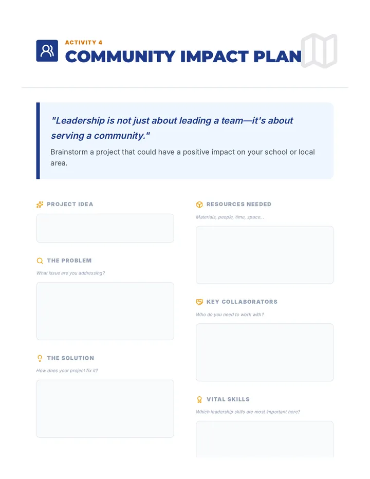 Community Impact Activity