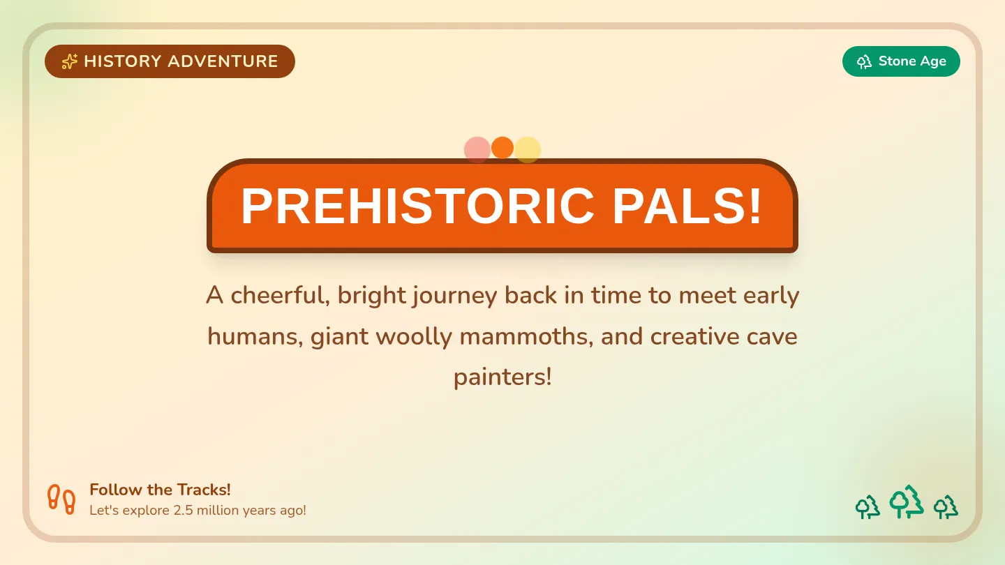 Prehistoric Pals Slides