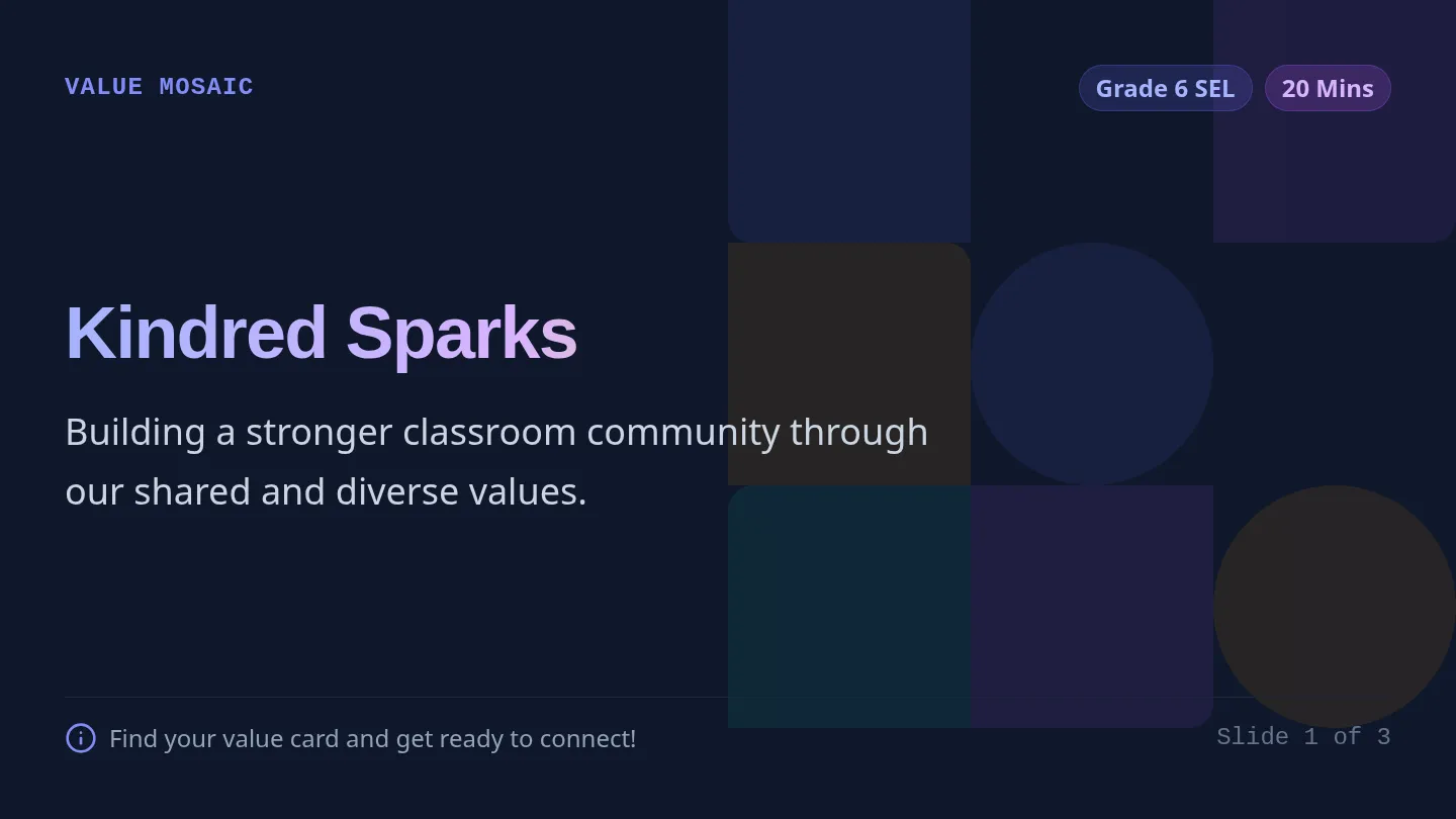Value Mosaic Slides