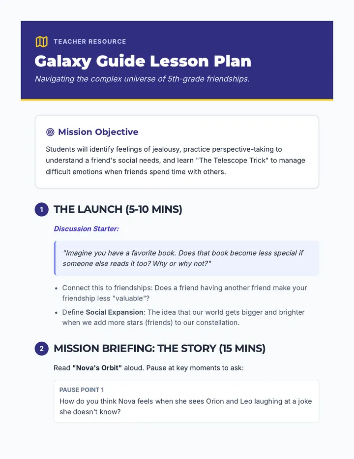 Galaxy Guide Lesson Plan