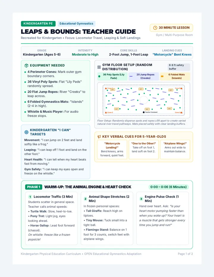 Leaps Bounds Teacher Guide