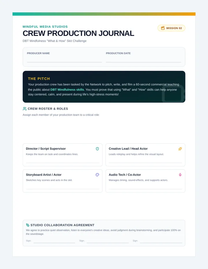 Mindful Creators Workbook