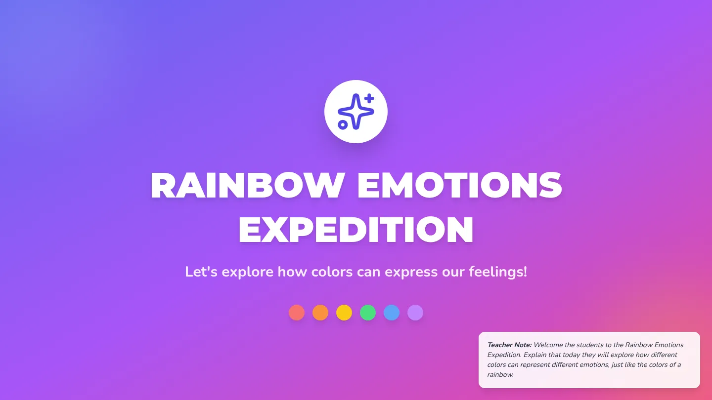 Rainbow Emotions Expedition • Lesson • Lenny.com