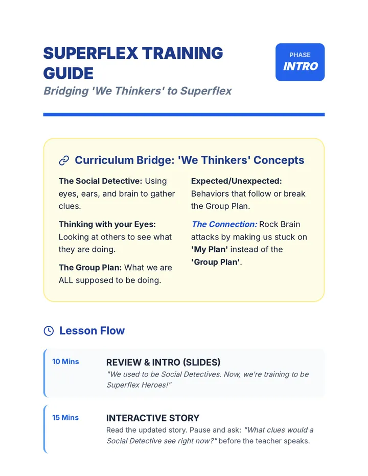 Superflex Teacher Guide