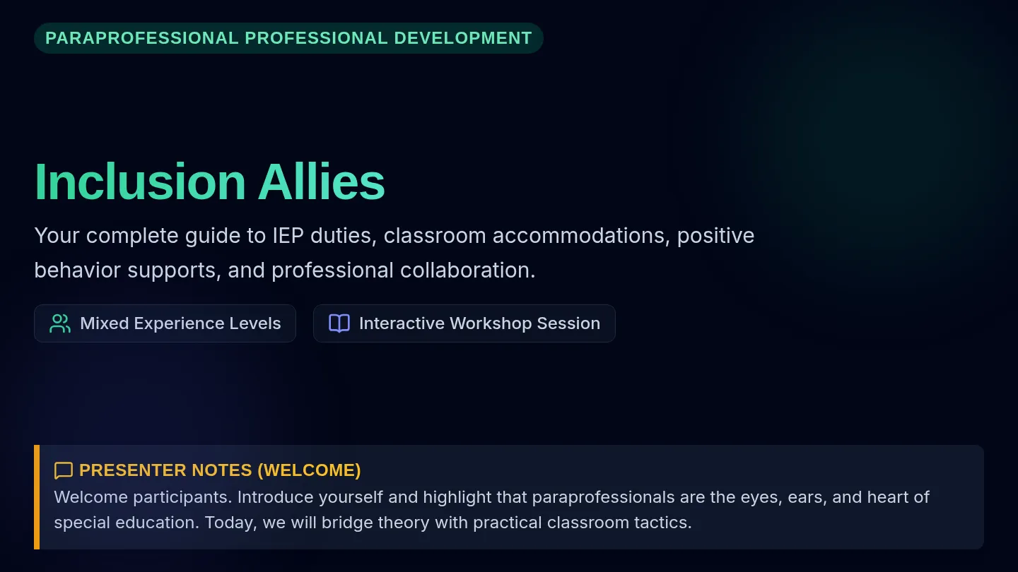 Inclusion Allies Slides