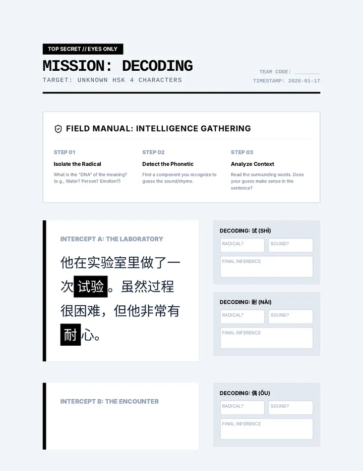 Decoding Mission Packet