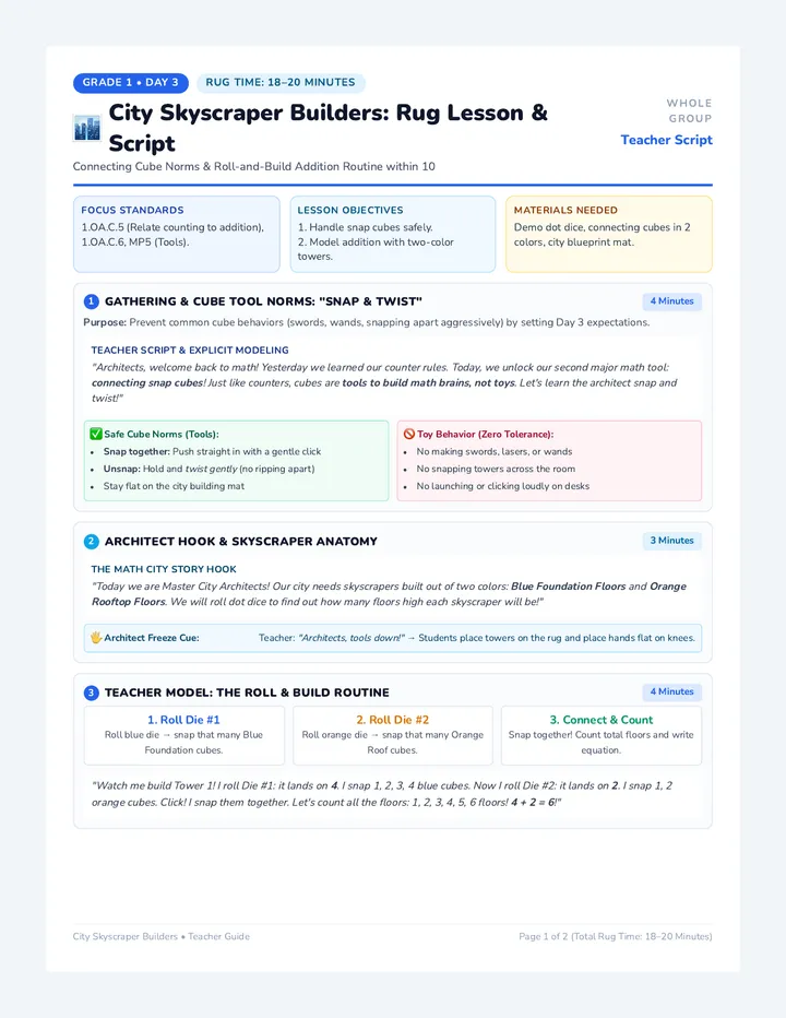 City Builder Teacher Guide