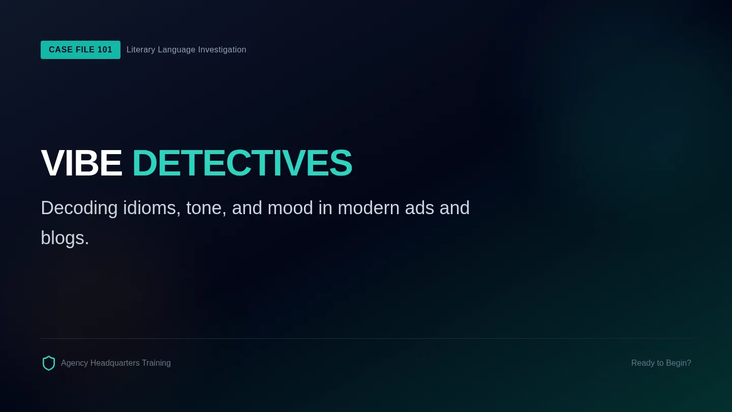 Vibe Detectives Slides
