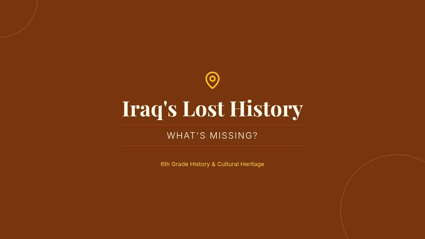 Iraq Lost History Slide Deck