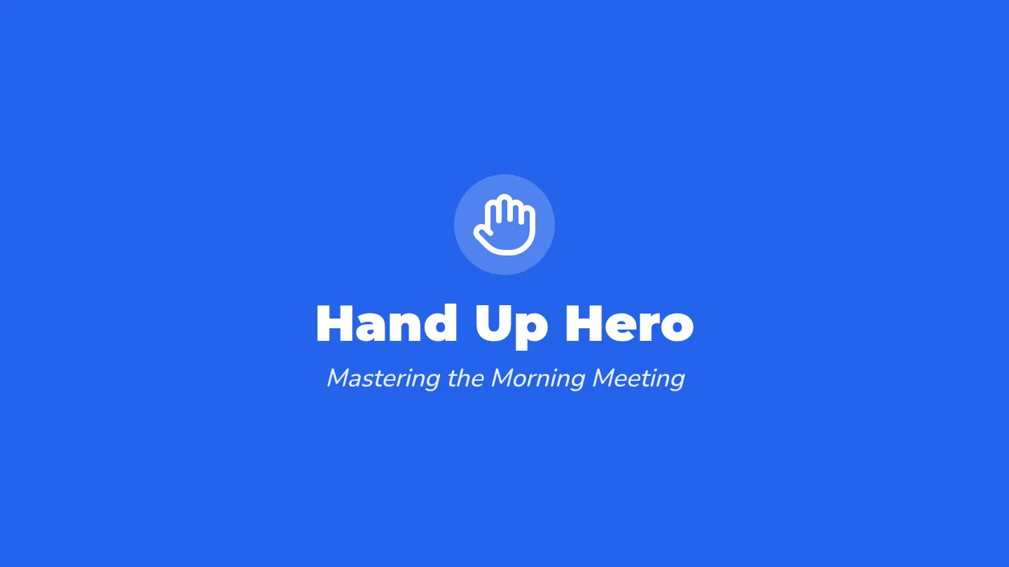 Hand Up Hero Slides