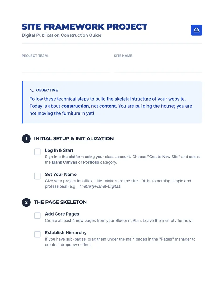 Site Framework Project Guide