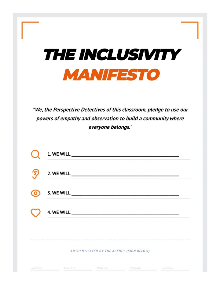 Inclusivity Manifesto Template
