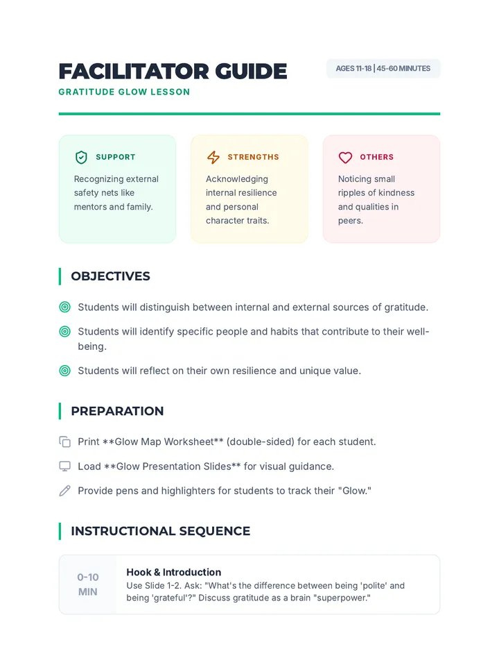 Glow Teacher Guide