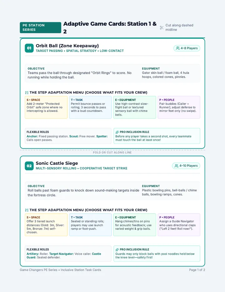 All Play Task Cards