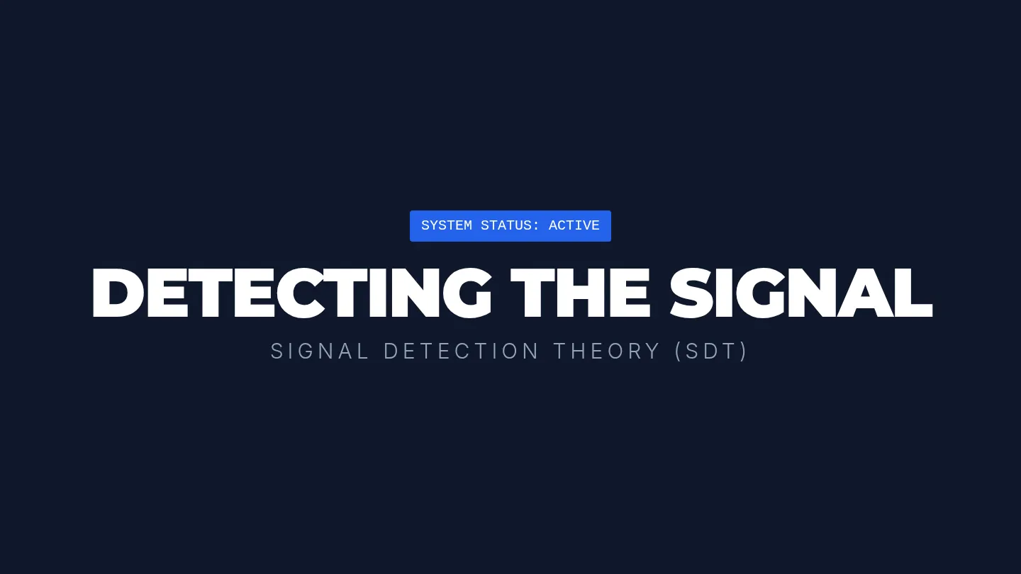 Detecting the Signal Slides