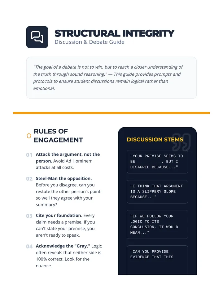 Structural Integrity Discussion Guide