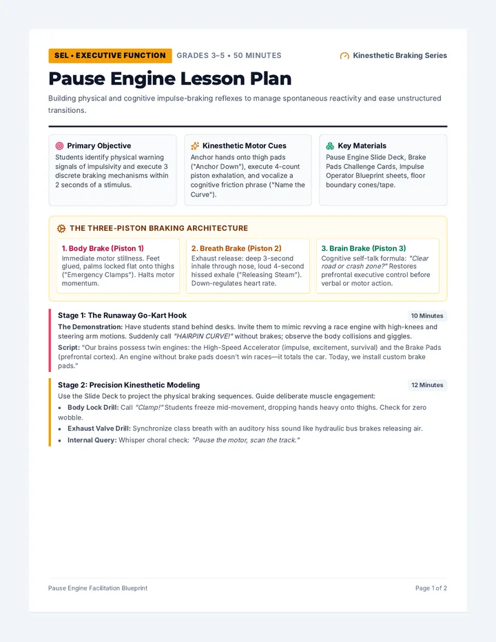 Pause Engine Lesson Plan