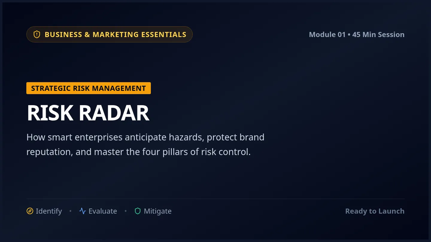 Risk Radar Slides